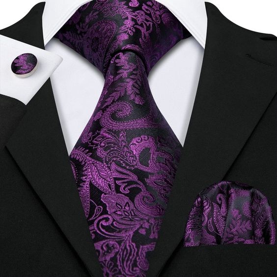مدل کراوات بنفش